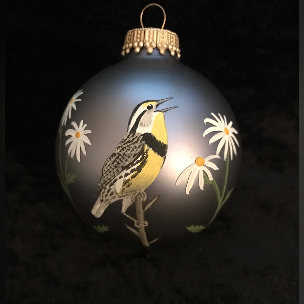 Marcia Poling hand painted ornament